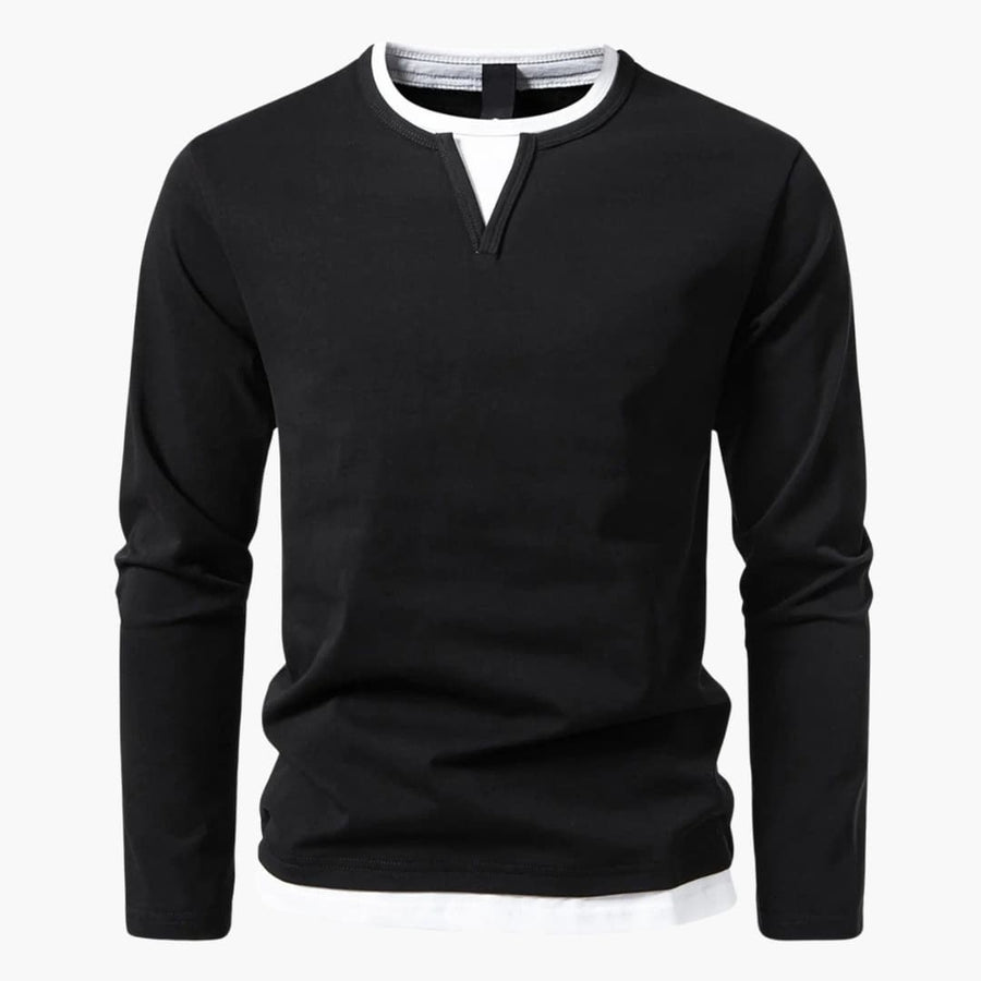 Camisa Con Cierre Abotonado Y Col Clásico Para Hombre | Ideal Para Uso Diario