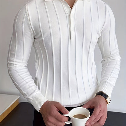 Jersey De Punto Slim Fit Para Hombre | Ideal Para Uso Diario Y Entornos Profesionales