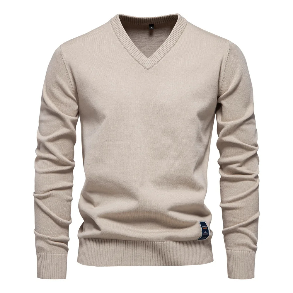 Jersey Con Cuello En V Y Corte Regular Para Hombre | Ideal Para Uso Diario