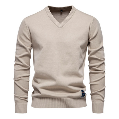 Jersey Con Cuello En V Y Corte Regular Para Hombre | Ideal Para Uso Diario