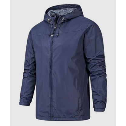 Chaqueta Con Capucha Y Bolsillos Laterales Para Hombre | Ideal Para Uso Diario Y Actividades Exteriores