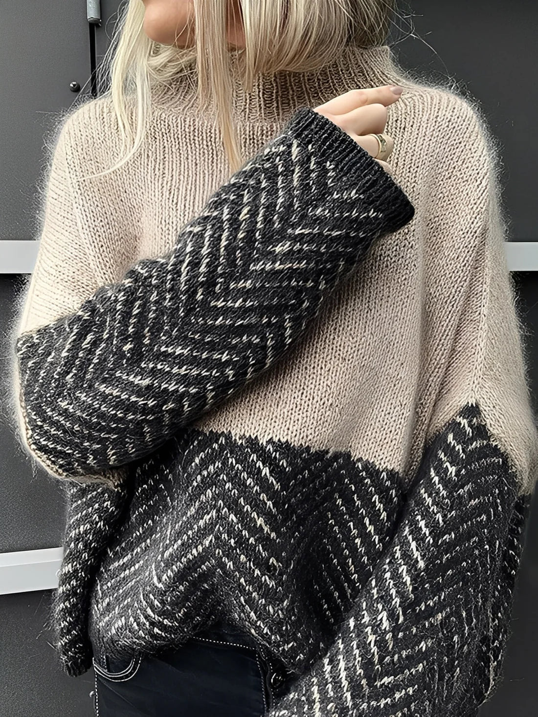 Suéter De Cuello Alto En Color Para Mujer | Ideal Para Otoño E Invierno