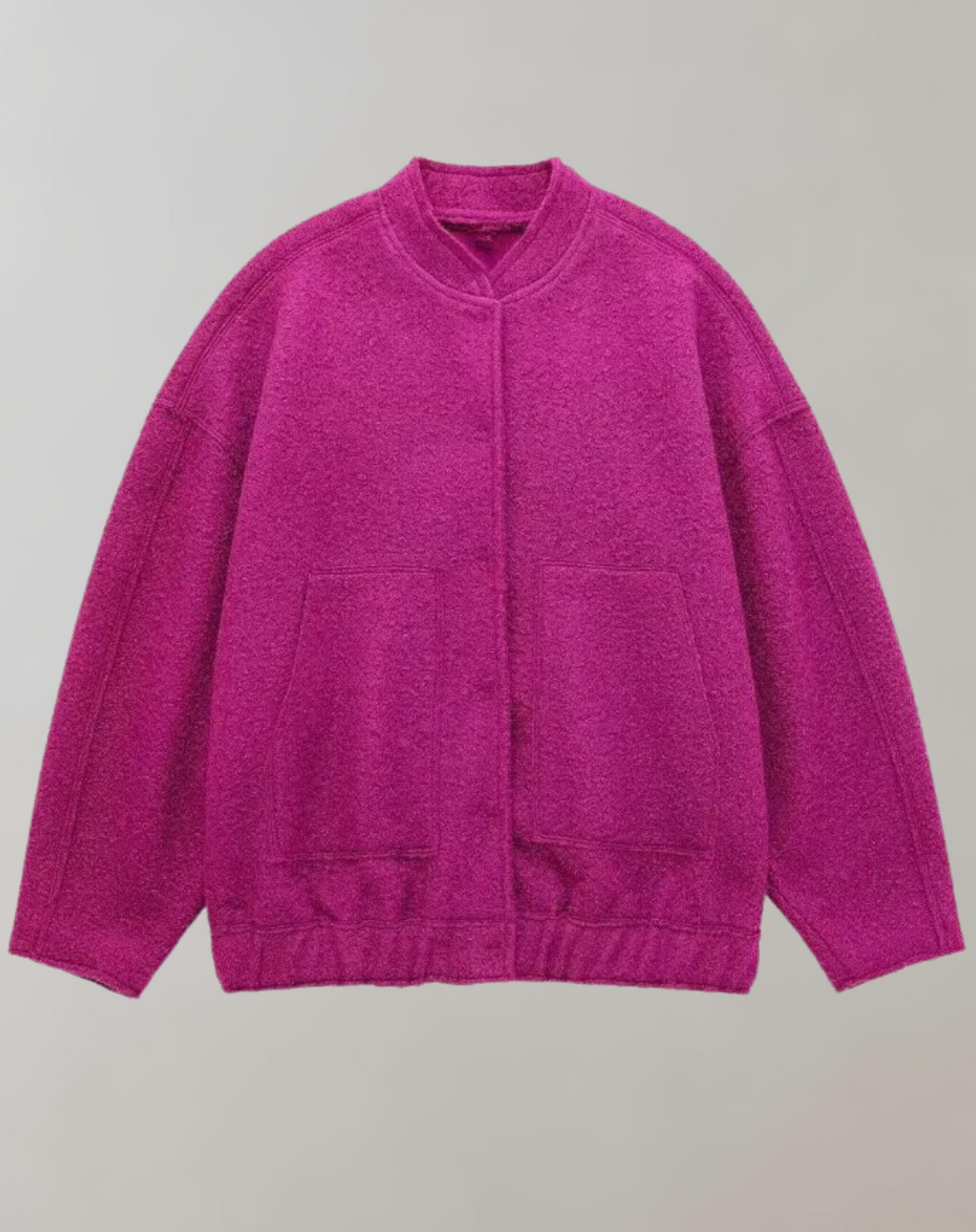 Chaqueta Tipo Bomber Con Diseño Holgado Para Mujer | Ideal Para Uso Diario