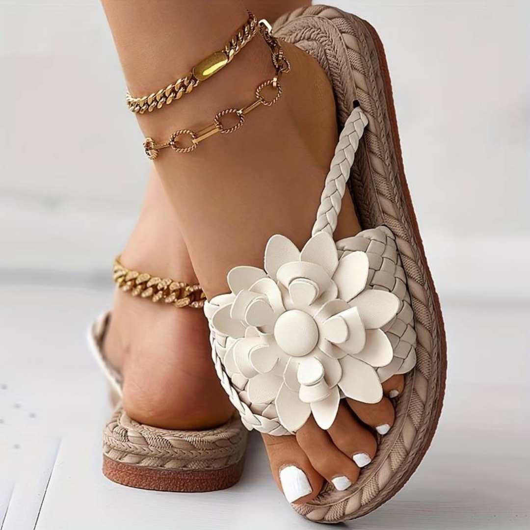 Sandalias de Verano con Tiras Trenzadas para Mujer | Ideales para Actividades Diarias en Temporadas Cálidas
