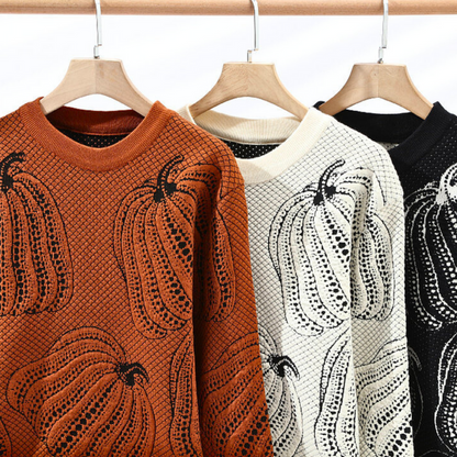 Jersey Con Motivo De Calabaza Integrado Para Hombre | Ideal Para Uso Diario