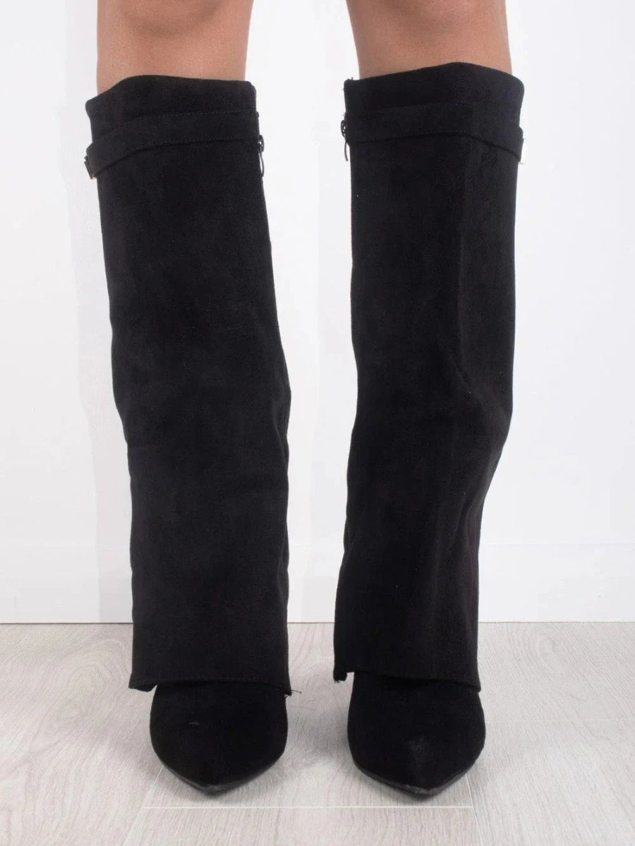 Botas Para Mujer Con Diseño Estructurado Y Detalles Metálicos | Ideal Para Ocasiones Especiales