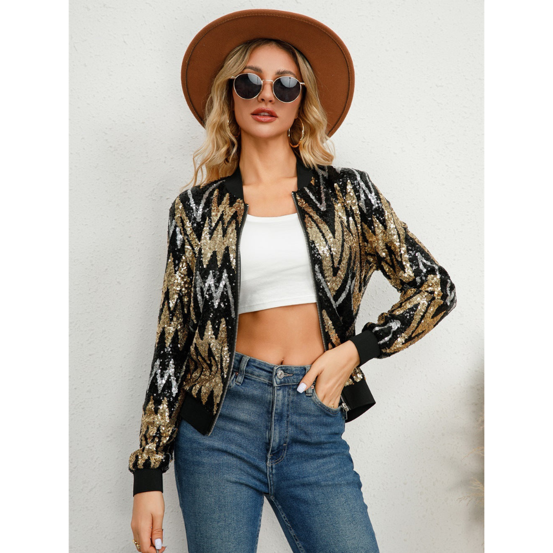 Chaqueta Con Cierre De Cremallera Para Mujer | Ideal Para Uso Diario Y Combinación De Prendas