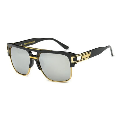 Gafas De Sol Con Forma Cuadrada Y Lentes Espejadas Para Adultos | Ideales Para Uso Diario En Exterior