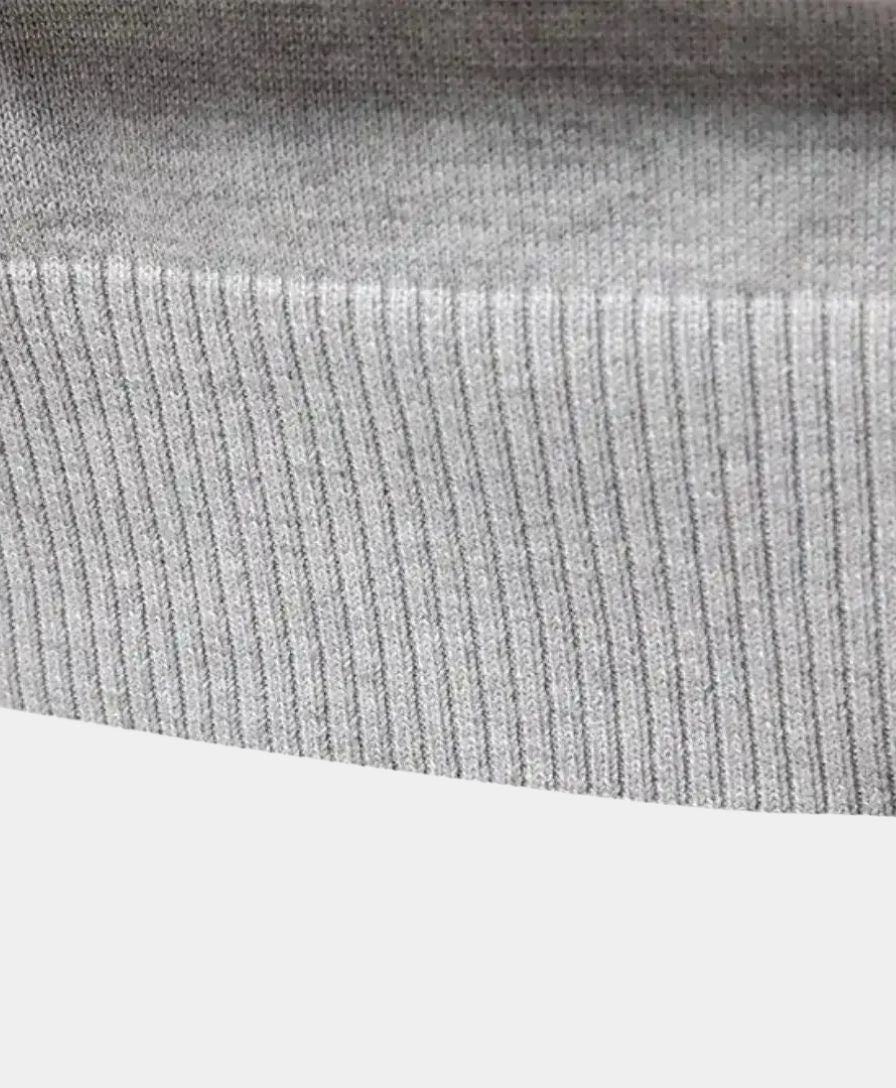 Jersey Con Medio Cierre Y Cuello Alto Para Hombre | Ideal Para Uso Diario