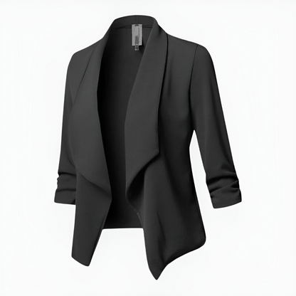 Blazer de Manga Larga con Silueta Estructurada para Mujer | Contexto Profesional o Formal
