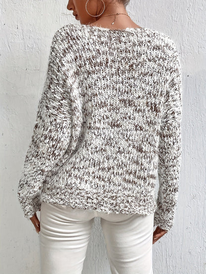 Jersey De Manga Larga De Corte Amplio Para Mujer | Ideal Para Uso Diario Y Superposición