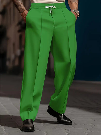 Pantalón con Cintura Elástica y Corte Amplio para Hombre | Ideal para Uso Diario y Ocio