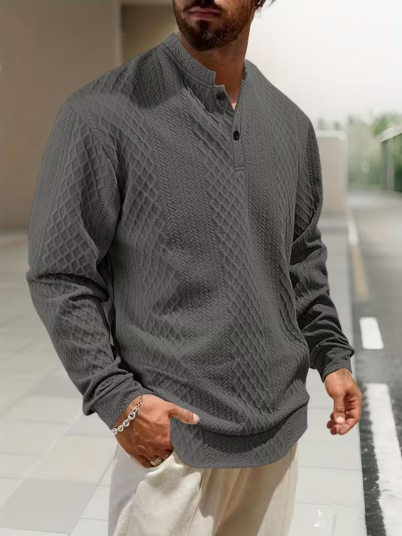 Jersey Con Motivo Geométrico Y Corte Relajado Para Hombre | Ideal Para Uso Diario
