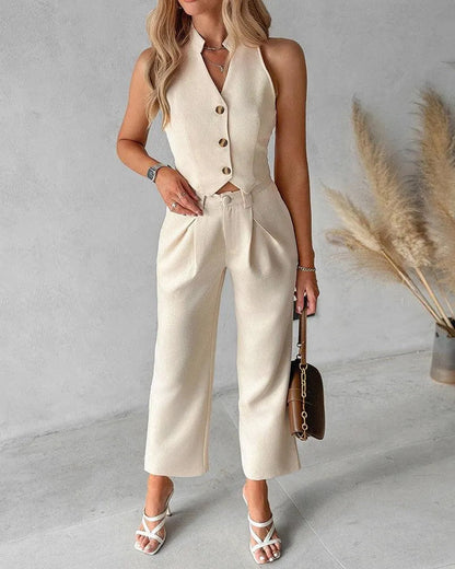 Conjunto De Dos Piezas Para Mujeres Con Diseño Versátil | Ideal Para Uso Diario Y Ocasiones Formales