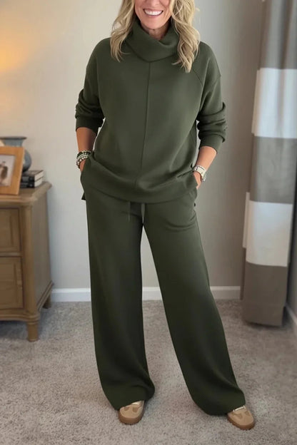 Conjunto de Dos Piezas con Parte Superior y Pantalón para Mujer | Ideal para Actividades Diarias