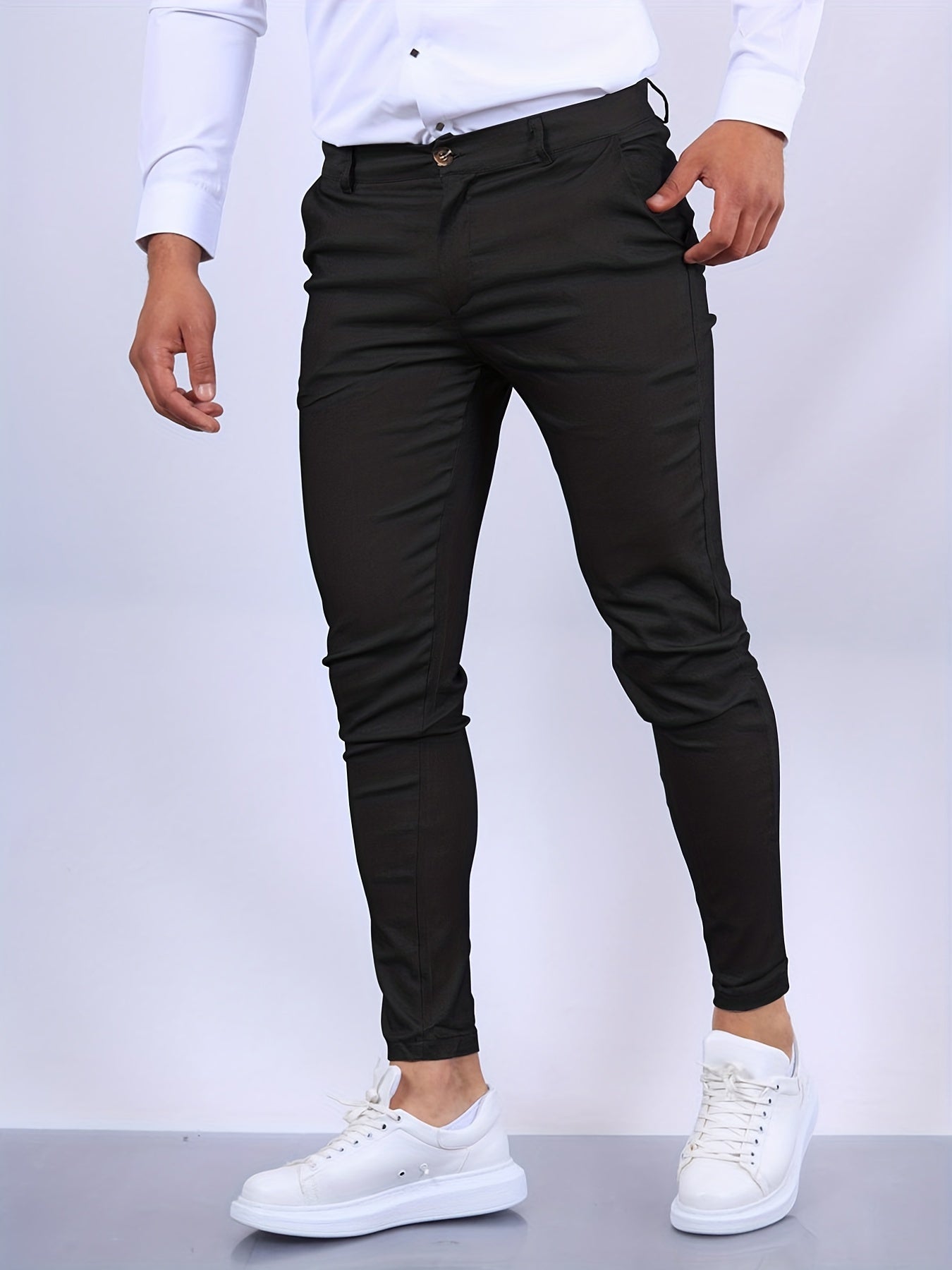 Pantalón Slim Para Hombres | Ideal Para Uso Profesional