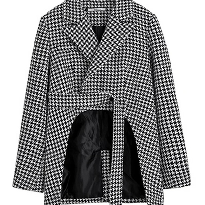 Blazer Con Motivo Príncipe De Gales Para Mujer | Ideal Para Uso Profesional Y Diario