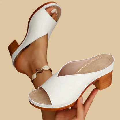 Sandalias Con Tacón De Bloque Para Mujer | Ideal Para Uso Diario Y Eventos