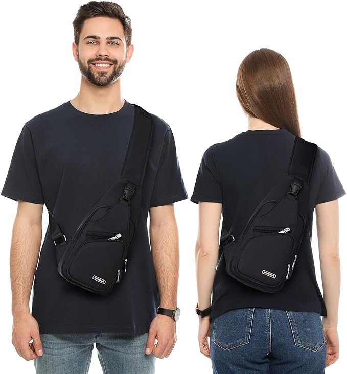 Bolso Sling Con Correa Ajustable Para Adultos | Ideal Para Desplazamientos Diarios