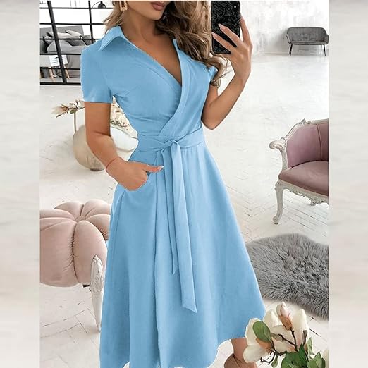 Vestido Camisero de Corte Amplio para Mujer | Ideal para Uso Diario e Informal