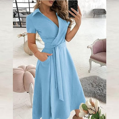 Vestido Camisero de Corte Amplio para Mujer | Ideal para Uso Diario e Informal