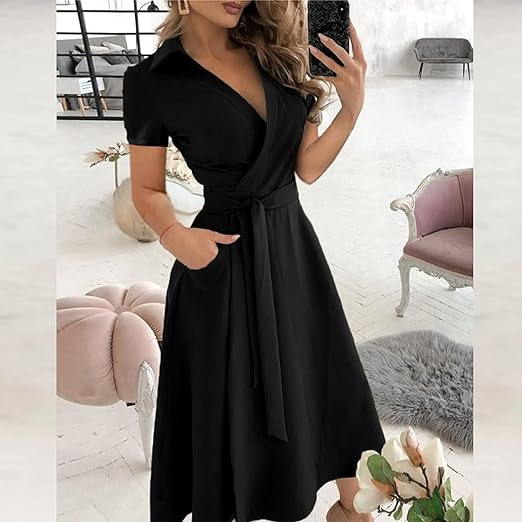 Vestido Camisero de Corte Amplio para Mujer | Ideal para Uso Diario e Informal