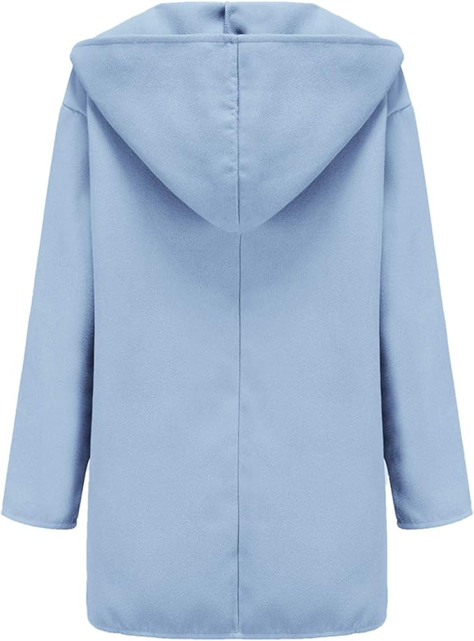 Trench Coat De Corte Largo Y Ajuste Holgado Para Mujeres | Ideal Para Uso Diario O Entretiempo