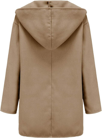Trench Coat De Corte Largo Y Ajuste Holgado Para Mujeres | Ideal Para Uso Diario O Entretiempo