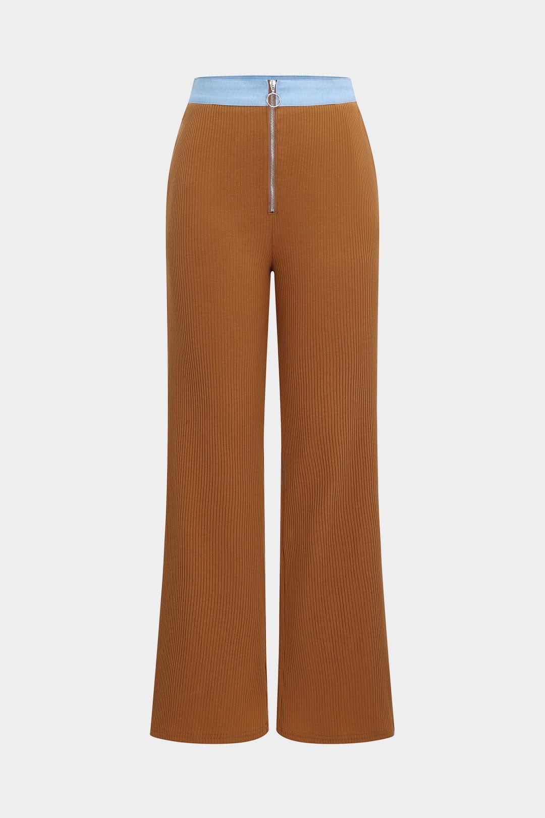 Conjunto De Dos Piezas con Camisa Ajustada y Pantalón De Pierna Ancha para Mujer | Ideal para Uso Diario y Entornos Formales