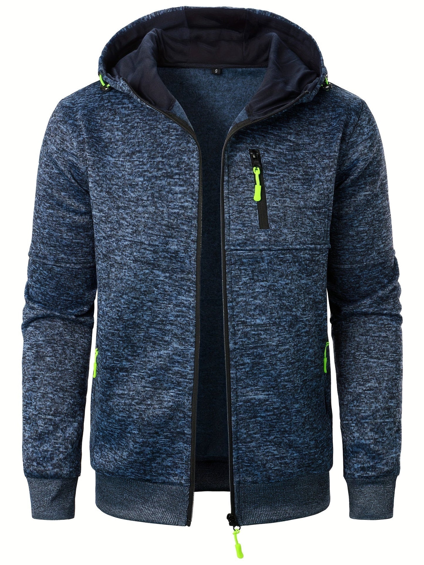 Chaqueta con Capucha y Cierre de Cremallera para Hombre | Ideal para Uso Diario