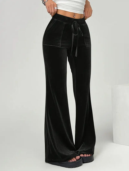 Pantalón Flare Con Cintura Alta Para Mujer | Ideal Para Uso Diario
