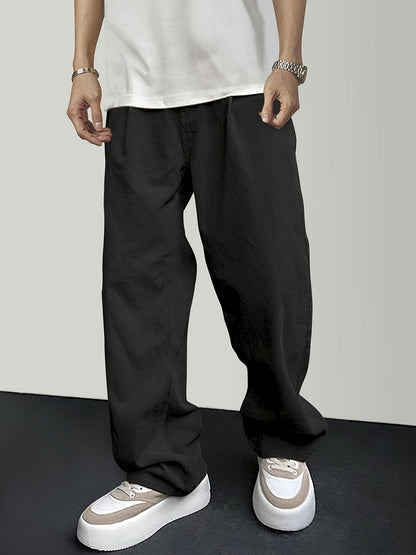 Pantalón Con Corte Recto Y Cintura Ajustable Para Adultos | Ideal Para Uso Diario E Informal