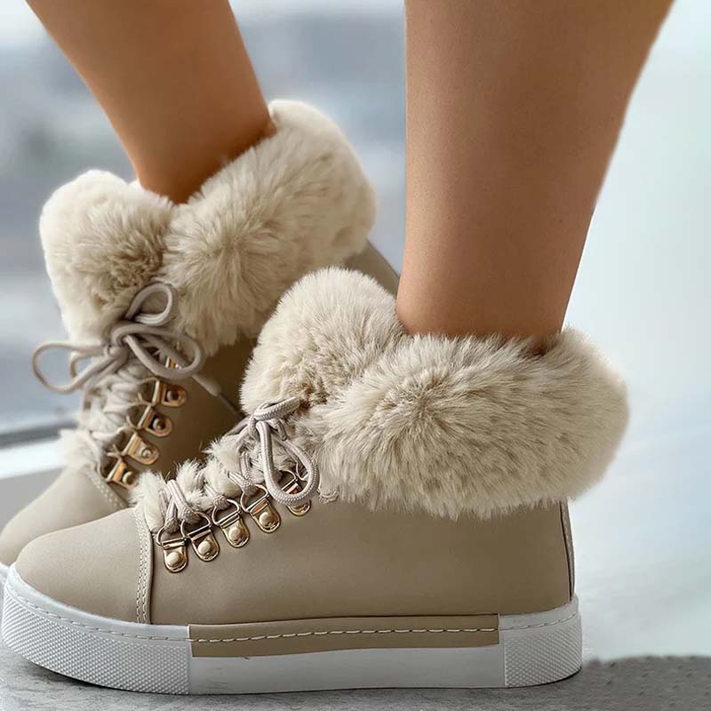 Botines con Forro Interior y Diseño de Tobillo para Mujer | Ideal para Temporada de Invierno