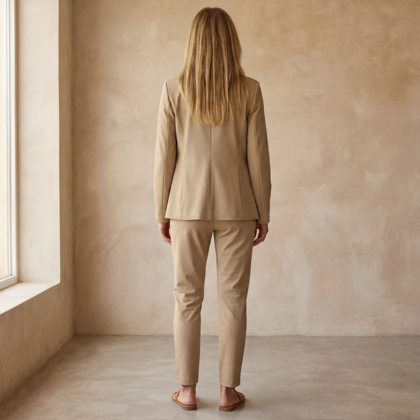 Conjunto De Tres Piezas Con Chaqueta, Pantalón Fuselado Y Top Ajustado Para Mujer | Ideal Para Uso Diario Y Salidas