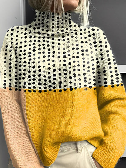 Suéter De Cuello Alto En Color Para Mujer | Ideal Para Otoño E Invierno