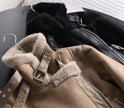 Chaqueta Corta De Invierno Con Cuello Alto Para Mujer | Ideal Para Invierno