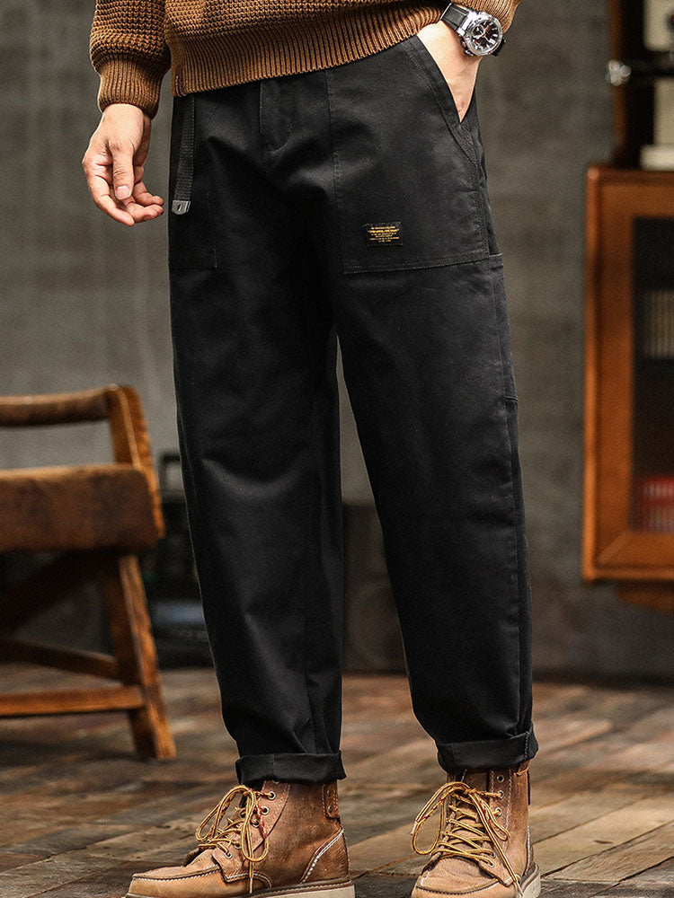 Pantalón Cargo con Cintura Ajustable para Hombre | Ideal para Uso Diario y Ocio