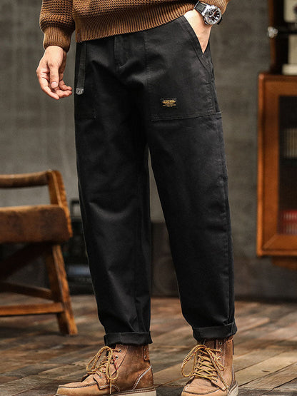 Pantalón Cargo con Cintura Ajustable para Hombre | Ideal para Uso Diario y Ocio