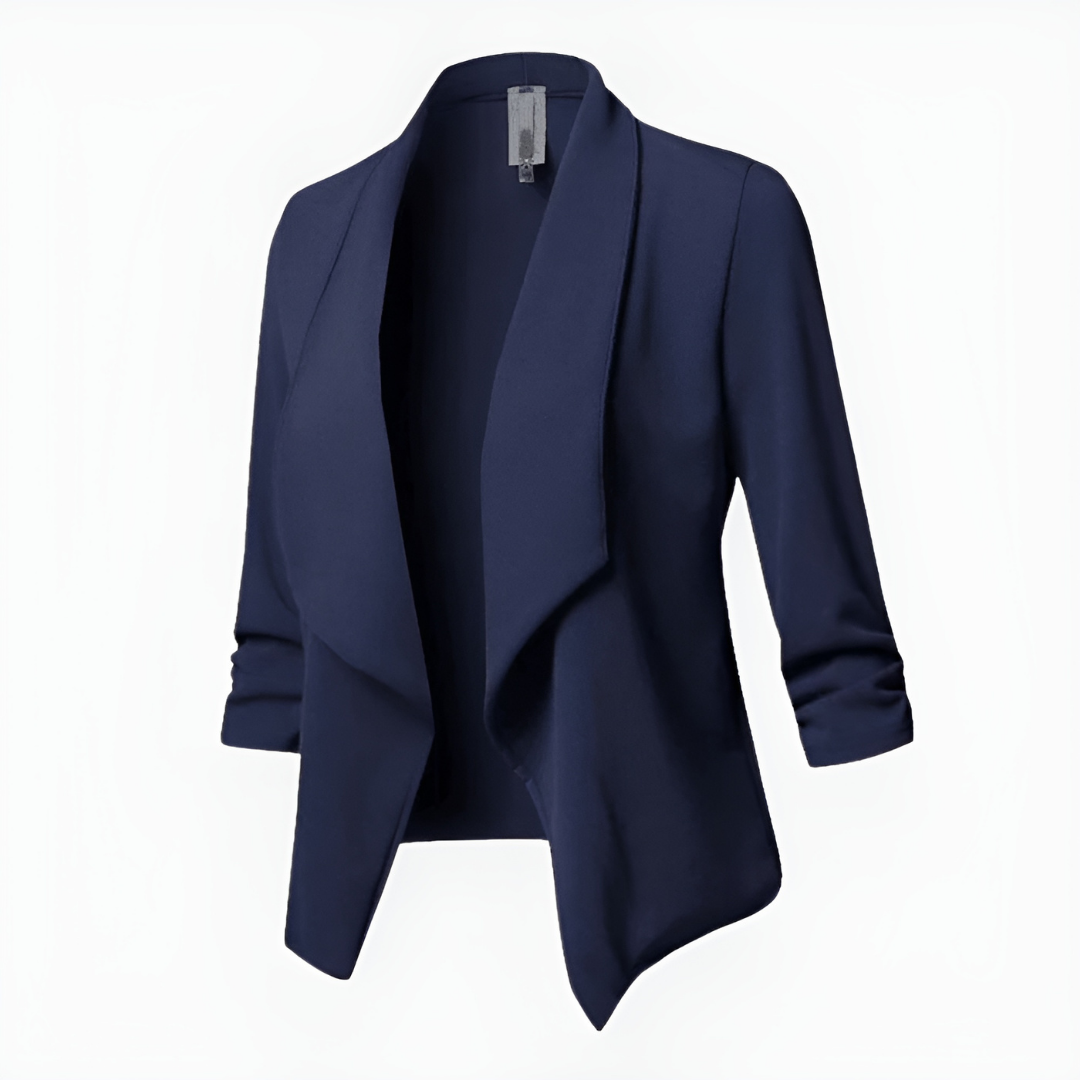 Blazer de Manga Larga con Silueta Estructurada para Mujer | Contexto Profesional o Formal