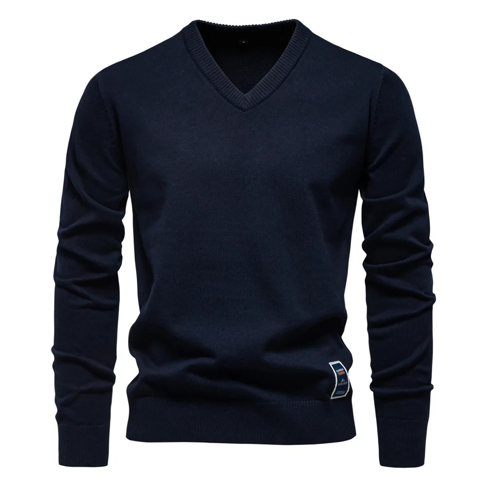 Jersey Con Cuello En V Y Corte Regular Para Hombre | Ideal Para Uso Diario