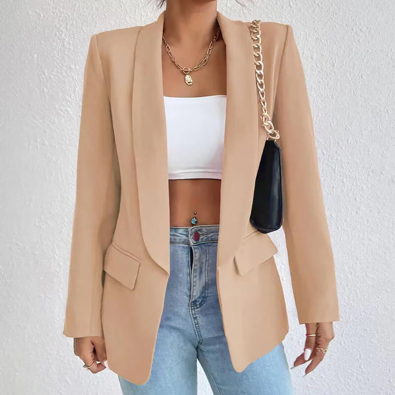 Chaqueta con Corte Entallado y Estructurado para Mujer | Ideal para Uso Profesional y Diario