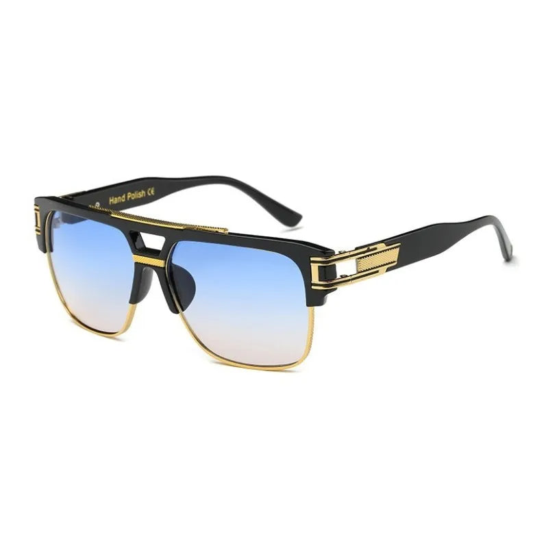 Gafas De Sol Con Forma Cuadrada Y Lentes Espejadas Para Adultos | Ideales Para Uso Diario En Exterior