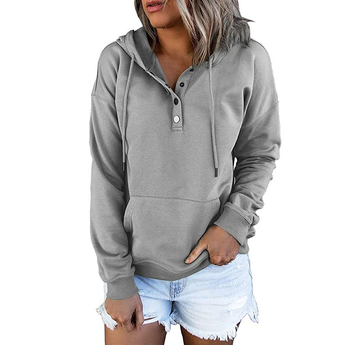 Sudadera de Cuello Redondo y Corte Relajado para Mujer | Ideal para Uso Diario o Momentos de Ocio