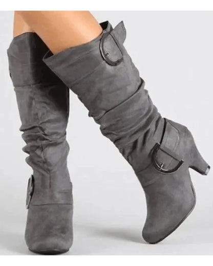Botas Altas para Mujer con Diseño Funcional | Ideal para Días Fríos