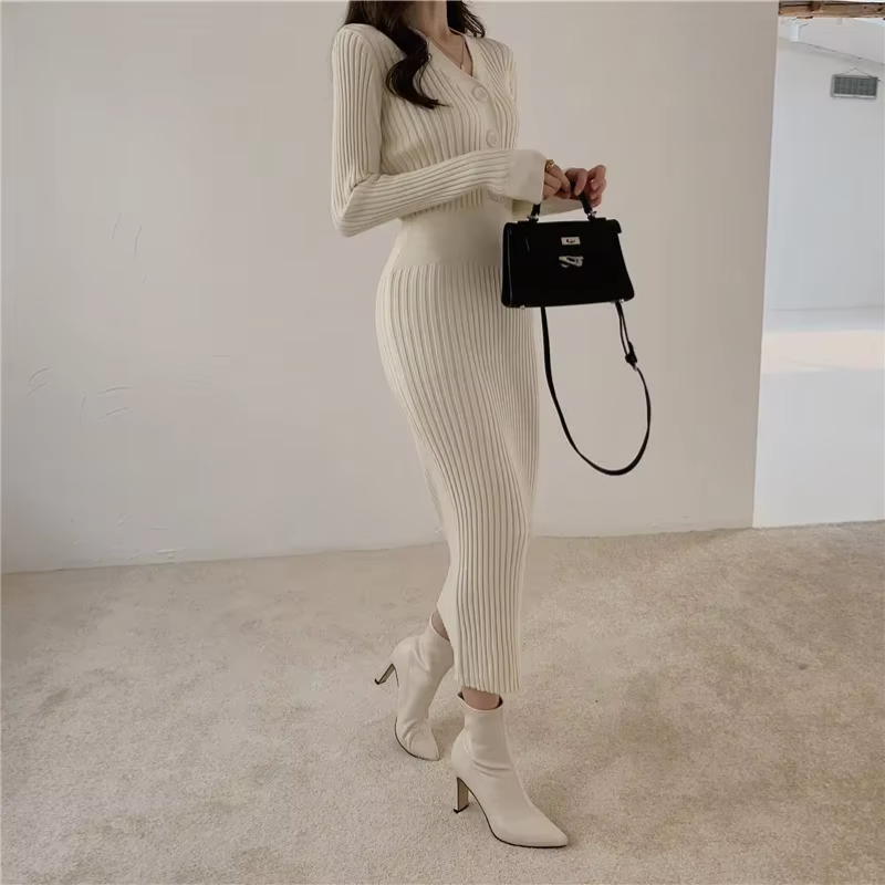 Vestido de Corte Ajustado Para Mujer | Ideal Para Uso Diario y Salidas Planificadas