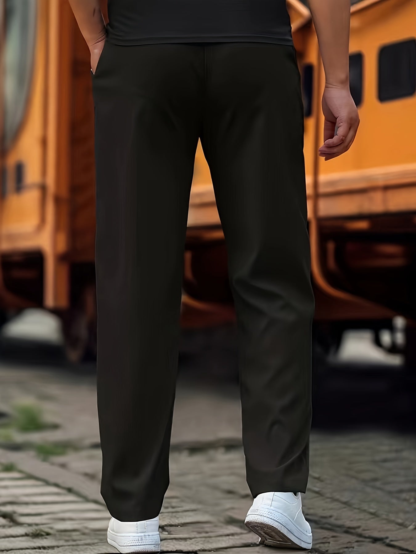 Pantalones con Cintura Ajustable para Hombre | Ideales para Uso Diario y Semi-Formal