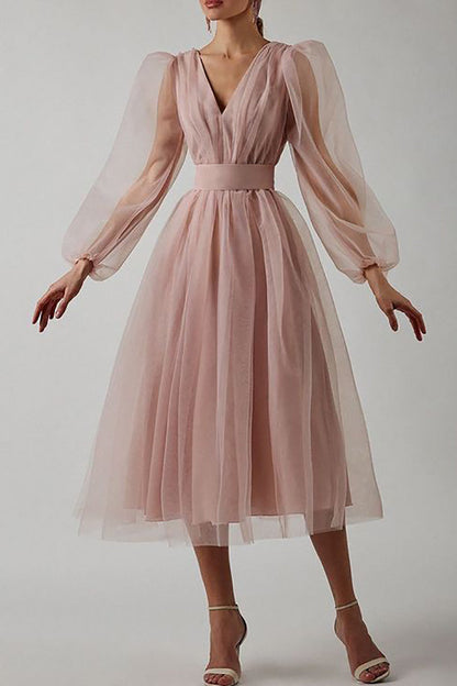 Vestido Ajustado con Escote en V para Mujer | Ideal para Eventos de Día y Noche