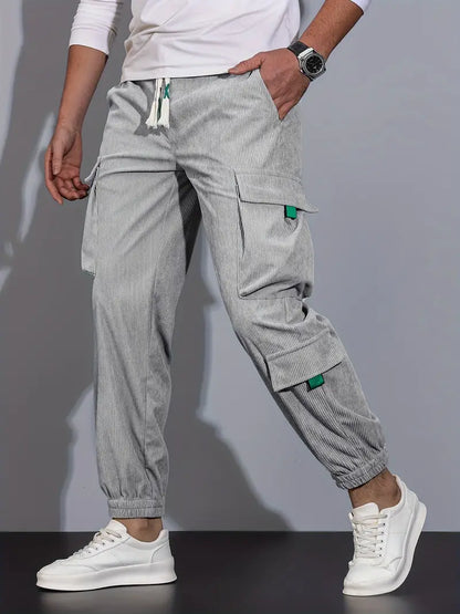 Pantalón Cargo con Corte Slim para Hombres | Ideal para Uso Diario y Salidas Informales