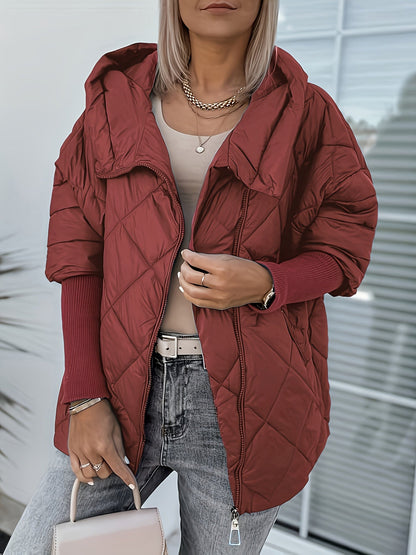 Chaqueta Con Capucha Y Cierre De Cremallera Para Mujer | Ideal Para Actividades Diarias Y Exterior