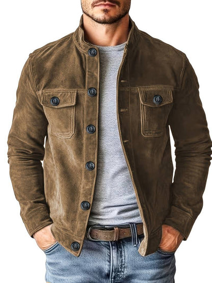Chaqueta con Bolsillos Funcionales para Hombre | Ideal para Uso Diario